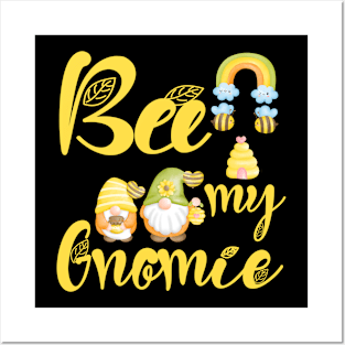 Bee Dwarf Garden Gnome Valentine's Day Posters and Art